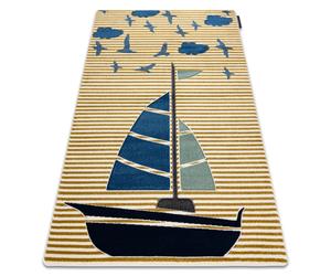 Alfombra PETIT SAIL bote velero oro 140x190 cm