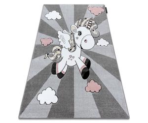 Alfombra PETIT UNICORN UNICORNIO gris 180x270 cm