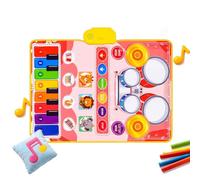 Alfombra Piano Almohadilla Multifuncional Sensorial Musical Educativa De | Alfombra musical de juego para cochecito guardería cuna silla de coche juego ducha cumpleaños viaje