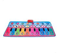 Alfombra piano multicolor interactiva 10 teclas Bontempi
