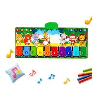 Alfombra Piano Tambor sensorial y Juguete Musical Educativo Multifuncional | Alfombra De Batería Para Niños Para Hogar Viaje Carrito Silla Coche Cuna Baño Juego Cumpleaños