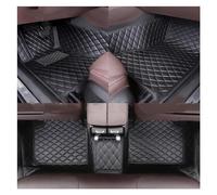 Alfombra Piso Coche Alfombrilla Personalizada Suelo Coche Alfombras Piezas para Hyundai para Santa Fe 2001-2024 Todos Los Modelos para 2 3 4 Talonera de Goma(Todo Negro)