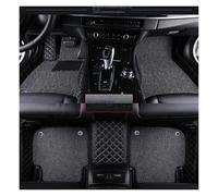 Alfombra Piso Coche Alfombrillas De Coche Doble Capa Personalizadas Aptas para Hyundai para Genesis para Coupe 2009-2016 Juego Suelo Interiores Talonera de Goma(Gris)