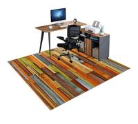 Alfombra Protector Suelo Silla Ruedas, Alfombra para Protección de Suelos Duros, Alfombrilla para Silla de Oficina Gaming, Tapete Protector de Suelo antiarañazos, Alfombra Silla Ruedas 70 x 100 cm
