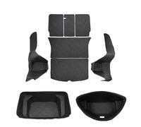 Alfombra Protectora para Tesla para Modelo Y para Juniper 3 para Highland 2017-2025 Esteras Maletero Cuero Completamente Rodeadas Impermeable(Storage Pad Set,For Juniper)