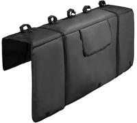 Alfombra protectora para transporte de arañazos | Alfombra de portón trasero para bicicleta de montaña con 5 ranuras de espuma, bolsillos para herramientas, acceso a la cámara | Apto para camiones