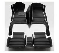 Alfombra Puerta Coche Alfombrillas Coche Personalizadas 4 Puertas para Jeep para Wrangler JL 2018-2024 Cuero Duraderas Y Protectoras Alfombrillas Coche(Color 8)