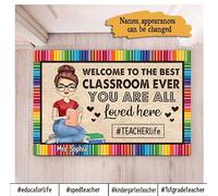 Alfombra Puerta Duradero Felpudo De Bienvenida Suave Felpudo De Entrada para Cocina Entrada Casa Trasera Delantera 40X60Cm Bienvenidos A La Mejor Clase De La Historia