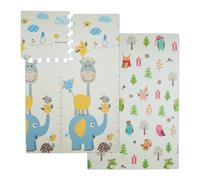 Alfombra puzle bebés Alfombra gateo animales Colchoneta juego niños Suelo goma
