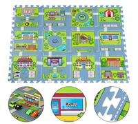 Alfombra puzle para bebés, 20 piezas, 121x91cm