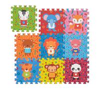 Alfombra puzzle bebe colchoneta de juego 9 piezas alfombra infantil 1 cm