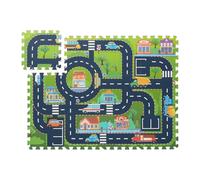Alfombra puzzle bebe colchoneta de juego tapete educativo 12 piezas blanda