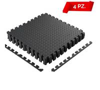 Alfombra Puzzle Esteras De Fitness Multiusos De Goma Espuma EVA 4PZ 60X60CM