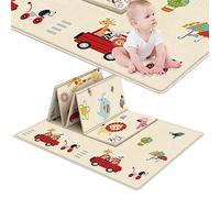 Alfombra Rampant para, alfombra para bebe infantil, juegos para bebé, alfombra plegable, suelo de espuma antideslizante, impermeable para salón, dormitorio, balcón parque, 180 × 100 × 0,5 cm