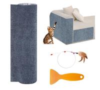 Alfombra Rascador para Gatos,200 × 40 cm,Manta de rascar para Gatos,Tapete Rascador para Gatos con Autoadhesivo,DIY Climbing Cat Scratcher,Alfombra Autoadhesiva para Gato para Proteger Alfombrasy