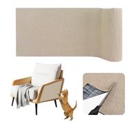 Alfombra rascador para Gatos Adhesivo Protector Sofa Gatos arañazo rascador Sofa Adhesivo (Caqui, 40cm×3m)