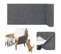 Alfombra rascador para Gatos Adhesivo Protector Sofa Gatos arañazo rascador Sofa Adhesivo (Gris Oscuro, 40cm×3m)