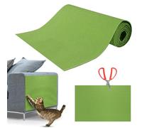 Alfombra Rascador para Gatos,Protector Sofa Gatos Arañazo,Tapete Rascador para Gatos con Autoadhesivo,DIY Climbing Cat Scratcher,Alfombra Autoadhesiva para Gato para Proteger Alfombrasy Verde