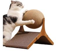 Alfombra Rascadora para Gatos con Bola De Sisal Giratoria Incluida