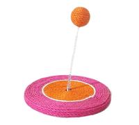 Alfombra rascadora para gatos | rascador interactivo con bola de sisal | Rascador de sisal para gatos | para adiestramiento mental caza simulada juego casa al aire libre Viag