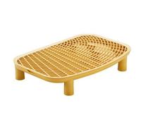 Alfombra Recoge- Impermeable, Amarillo | Lavable, base Plástico con Rejilla, Resistente, Tapete Retiene-, para Casa