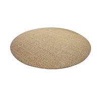 Alfombra Redonda De Corredor De Sisal Textura Gruesa Hecha A Mano Decoración Moderna De Tatami para Pasillos Alfombra Rascador De Gato De Sisal Alfombra De Yute 80 100 120 140 cm Beige