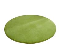 Alfombra redonda de terciopelo verde hierba de 120 cm, suave, antideslizante, lavable, para sala de estar, dormitorio, baño, pasillo y hamaca, tapete de máxima comodidad