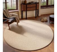 Alfombra redonda para dormitorio, suave, antideslizante, decorativa, para sofá, mesa de café, escritorio o mesita de noche (3 pies 100 cm), alfombra de dormitorio moderna para decoración del hogar