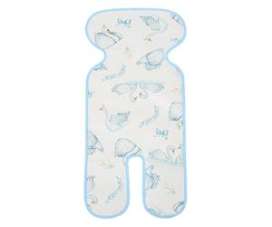 Alfombra refrescante para cochecito, funda refrescante para asiento de coche de bebé, cojín helado transpirable para asiento de coche, comodidad para el hogar, guardería, viaje, parque, paseo y verano