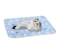 Alfombra refrescante para perros, alfombra de refresco para mascotas - manta portátil de 50 x 40 cm para gatitos y gatos, accesorios lavables fácilmente
