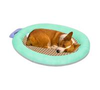 Alfombra Refrescante Para Perros Interior - Cama Mascotas Con Bola Interactiva - Colchon Refrescante Cachorros Con Almohadilla Fria - Para Verano Interior Exterior Mediano Grande Cachorro Gatito