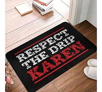Alfombra Respect The Drip Karen, para dormitorio pequeño colorido