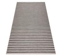 Alfombra reversible de cuerda sisal DOUBLE 29204095 Rayas Líneas beige/negro 200x275 cm