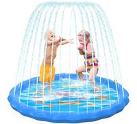 Alfombra Rociadora de Agua para Exterior 170 cm, Juguete Acuático Infantil para Niños 2 3+ Años, Parque Acuático con Conexión para Manguera - Piscina Refrescante Jardín, Mascotas