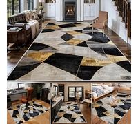 Alfombra Salon Gaming Alfombras Habitacion Grande Antideslizante Lavable Lavadora Moderna Carpete Dormitorio Sala Comedor Pie Cama Pelo Corto Carpet, Alfombras de Área, Tapetes para Sala 180 x 190 cm