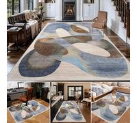 Alfombra Salon Gaming Alfombras Habitacion Grande Antideslizante Lavable Lavadora Moderna Carpete Dormitorio Sala Comedor Pie Cama Pelo Corto Carpet, Alfombras de Área, Tapetes para Sala 80 x 100 cm