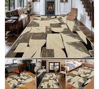 Alfombra Salon Gaming Alfombras Habitacion Grande Antideslizante Lavable Lavadora Moderna Carpete Dormitorio Sala Comedor Pie Cama Pelo Corto Carpet, Alfombras de Área, Tapetes para Sala 90 x 120 cm