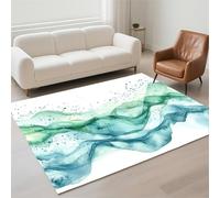 Alfombra Salon Grande 80x150cm Antideslizante Alfombras Salon Lavables Tapetes para Sala Habitacion Dormitorio Comedor Rug Suave Decorar Carpet Pila de Bucles Moderno, Tapete Quarto Watercolor 13-1176