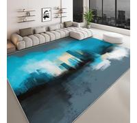 Alfombra salón lavable 60 x 90 cm estilo grunge, alfombra antideslizante abstracto ciudad arquitectura para dormitorio - alfombrillas impresa de pelo corto para comedor oficina sala de juegos
