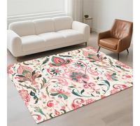 Alfombra Salon Lavable Antideslizante Alfombras Salon Decor Hogar, Tapete Sala, Rugs for Living Room Pila de Bucles Moderno Carpet Protector Suelo para Habitacion Dormitorio 60x90cm Classic 13-567