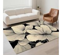 Alfombra Salon Lavable Antideslizante Alfombras Salon Decor Hogar, Tapete Sala, Rugs for Living Room Pila de Bucles Moderno Carpet Protector Suelo para Habitacion Dormitorio 140x200cm Classic 13-579
