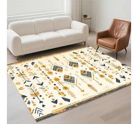 Alfombra Salon Lavable Antideslizante Alfombras Salon Decor Hogar, Tapete Sala, Rugs for Living Room Pila de Bucles Moderno Carpet Protector Suelo para Habitacion Dormitorio 140x200cm Classic 13-581