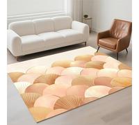 Alfombra Salon Lavable Antideslizante Alfombras Salon Decor Hogar, Tapete Sala, Rugs for Living Room Pila de Bucles Moderno Carpet Protector Suelo para Habitacion Dormitorio 70x140cm Impression 13-159