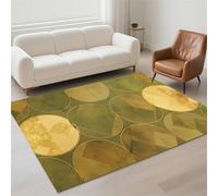 Alfombra Salon Lavable Antideslizante Alfombras Salon Decor Hogar, Tapete Sala, Rugs for Living Room Pila de Bucles Moderno Carpet Protector Suelo para Habitacion Dormitorio 70x140cm Round 13-1121