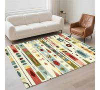 Alfombra Salon Lavable Antideslizante Alfombras Salon Decor Hogar, Tapete Sala, Rugs for Living Room Pila de Bucles Moderno Carpet Protector Suelo para Habitacion Dormitorio 40x60cm Classic 13-723