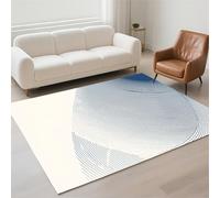 Alfombra Salon Lavable Antideslizante Alfombras Salon Decoración Hogar, Tapete Sala, Rugs for Living Room Pila de Bucles Moderno Carpet Protector Suelo para Habitacion Dormitorio 70x140cm Light 13-129