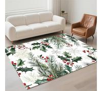 Alfombra Salon Pequeño 70x140cm Antideslizante Alfombras Salon Lavables, Tapetes para Sala Habitacion Dormitorio Comedor, Rug Suave Decorar Carpet Pila de Bucles Moderno, Tapete Quarto Holly 13-158