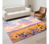 Alfombra Salon Pequeño 70x140cm Antideslizante Alfombras Salon Lavables, Tapetes para Sala Habitacion Dormitorio Comedor, Rug Suave Decorar Carpet Pila de Bucles Moderno, Tapete Quarto Natural 13-172