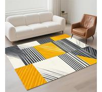 Alfombra Salon Pequeño 70x140cm Antideslizante Alfombras Salon Lavables, Tapetes para Sala Habitacion Dormitorio Comedor, Rug Suave Decorar Carpet Pila de Bucles Moderno, Tapete Quarto Grey 13-146