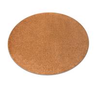 Alfombra SANTA FE círculo dorado 80 llanura color sólido circulo 100 cm